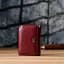 Компактний жіночий гаманець із натуральної шкіри ST Leather 23073 бордовий - мініатюра 9