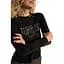 Футболка жіноча Turbat Magic Logo LS Women XL Чорний - мініатюра 3