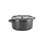 Кастрюля с крышкой GreenPan Featherweights 28 см 6,3 л с керамическим покрытием черный (CC005057-001) - миниатюра 1