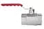 Кран кульовий Thermo Alliance Standart 1 1/2" ВВ прямий, нікель, PN40, важіль SD600NW40PN40 - мініатюра 2