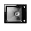 Кухонная мойка Platinum Handmade PVD Black Glass 600x510x200 мм, Черный - миниатюра 1
