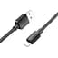Кабель Hoco X96 USB to Lightning 1 м черный - миниатюра 1