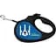 Повідець-рулетка для собак Waudog R-leash, малюнок "Патрон", L, до 50 кг, 5 м, світловідбиваюча стрічка - мініатюра 1