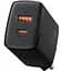 Зарядний пристрій Baseus Compact Quick Charger 20W USB-A/USB-C Black (CCXJ-B01) - мініатюра 1