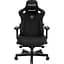 Кресло игровое Anda Seat Kaiser 3 Size XL Black Fabric (AD12YDC-XL-01-B-CF) - миниатюра 1
