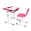 Парта и стул-трансформеры Cubby Vanda Pink комплект - миниатюра 2