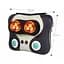 Масажна роликова подушка XPRO Massage Pillow 8802-003 коричнева (MER-15182_741) - мініатюра 5