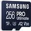 Карта памяти Samsung microSDXC PRO Ultimate 256GB Class 10 UHS-I U3 V30 A2 + USB Reader MB-MY256SB/WW [145488] - миниатюра 3