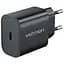 Зарядний пристрій 1xUSB-C 20W + USB-C to Lightning cable М-М Black Vention (G17B0-EU) - мініатюра 6