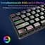 Механічна клавіатура BNFU, 61 багатокольорова RGB-клавіша зі світлодіодним підсвічуванням, міні-офісна клавіатура для Window - мініатюра 4