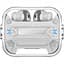 Наушники Hoco EW55 Trendy true wireless BT gaming headset silver BT5.3 серебристые - миниатюра 1