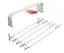 Сушарка для білизни настінна Casa Si Towel Flex 5 White (CS92196X10) (DAS302385) - мініатюра 3