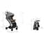 Прогулянкова коляска Kidwell Mavero Silver/Brown - мініатюра 6