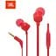 Навушники JBL T110 Tune дротова гарнітура червона - мініатюра 4