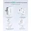 Зарядний пристрій Lencent Multiple USB, [22W/4.4A] 4-портовий - мініатюра 6