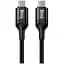 Кабель Biva C-03CC TypeC-TypeC 1.2 m 60W Neylon Black - мініатюра 1