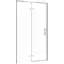 Душевые двери Cersanit Larga 120x195 L распашные профиль хром S932-122, Левая, прозрачная, хром - миниатюра 1