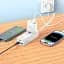 Мережевий подовжувач Hoco AC9A Talent PD30W (1C2A with 1 socket) Desktop Charger White - мініатюра 7