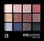 Палетка теней LN Professional Mega Color Eyeshadows Kit, тон 12-2, 12 г - миниатюра 1