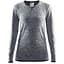Термокофта Craft Active Comfort RN LS Woman M Серый/Белый (1068-1903714 M B999) - миниатюра 1