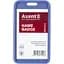 Бейдж-чохол Axent SoftTouch матовий димчасто-синій 4550V (54x85мм) упаковка 5 шт. (4550V-02-A) - мініатюра 1