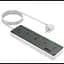 Сетевое зарядное устройство удлинитель Hoco AC13A 3 USB/ Type-C 5 розеток 1m Черный - миниатюра 1