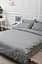Комплект постільної білизни Moon&Star Satin Stripe Stripe Gray полуторний 143х210 наволочки 4х70х70 - мініатюра 1