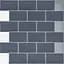 Самоклеюча поліуретанова панель під сіру цеглу Sticker Wall SW-00001153 305x305x1 мм - мініатюра 1
