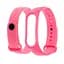 Ремешок силиконовый для Xiaomi Mi Band 3/4, 07 розовый - миниатюра 1