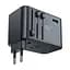 ВЗарядное устройство Acefast Z1 PD75W GaN (3*USB-C+2*USB-A) multifunctional charging adapter черный - миниатюра 1