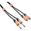 Коммутационный кабель 2xJack 6,3 mono - 2xRCA BESPECO SLY-2JR500 5 м - миниатюра 1