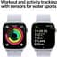 Смарт-часы Apple Watch Series 10 GPS 46 мм Silver Aluminum Case w. Blue Cloud Sport Loop (MWWN3) - миниатюра 4