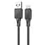 Кабель Hoco Micro USB Assistant силиконовый зарядный кабель для передачи данных X101 1 м 2.4A - миниатюра 2