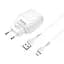 Зарядное сетевое HOCO C78A Highway 2USB 2.4A Micro USB Белый - миниатюра 1