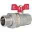 Кран кульовий Thermo Alliance "Американка" Standart 1" ВЗ прямий, PN40, метелик SD220W25 - мініатюра 1