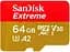 Карта пам'яті Sandisk 64GB microSDXC Extreme for Action Cams and Drones + SD Adapter + 1 year Rescue (SDSQXAH-064G-GN6AA) - мініатюра 1
