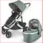Універсальна коляска 2 в 1 UPPAbaby CRUZ 2, EMMETT (зелений меланж/срібляста рама/руда шкіра) - мініатюра 2
