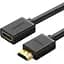 Кабель Ugreen HD107 HDMI Male to Female Extension Cable 0.5 м Black (10140) - миниатюра 1