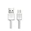 Кабель Micro USB Remax Fast Data RC -008m белый - миниатюра 1