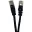 Патч-корд GEAR 3м UTP cat.5e, CU, 24AWG, black (GPC-UTPCURJ45-3B) - мініатюра 1