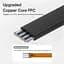 Кабель Hagibis Flat USB 4 USB-C to USB-C 0.15m (UAF20E) [160292] - мініатюра 5