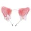 Косплей аксесуар Cat ears Котячі вушка рожеві AC CE 01 - мініатюра 1