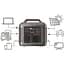 Портативна електростанція Hoco DB28, 80000 mAh, 300W, 3USB, Type-C, AC, PD, QC, black - мініатюра 6