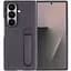 Кожаный чехол Leather Case (AAA) with stand для Samsung Galaxy Z Fold7 Gray - миниатюра 2