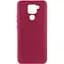 Чохол Ummi Silicone Cover Lakshmi AA для Xiaomi Redmi Note 9/Redmi 10X Бордовий/Marsala - мініатюра 1