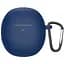 Чохол-накладка DK Silicone Candy Friendly з карабіном для Vivo iQOO TWS Air (dark blue) - мініатюра 1
