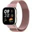 Ремінець DK для Xiaomi Redmi Watch 3 Metal Milanese Loop Magnetic (pink rose) - мініатюра 1