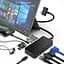 Док-станція Surface Pro для 4/5/6 USB Hub Dock Station з портом Gigabit Ethernet, портом VGA дисплея 4K HDMI DP, портами 3xUSB 3.0 - мініатюра 1
