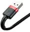 Кабель Baseus Cafule USB to Lightning 3m Red/Black (CALKLF-R91) [82088] - мініатюра 4