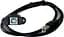 Кабель USB Тип B (famale) - Mini USB тип B (male), 1 м, чорний, Extradigital (KBU1879) - мініатюра 1